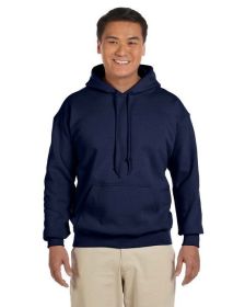 Pack Of 5 Gildan G185 Adult Heavy Blend 8 oz., 50/50 Hooded Sweatshirt (Color: Navy, size: XS)